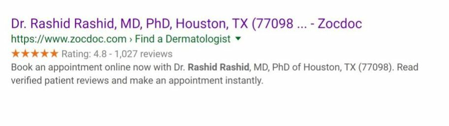 Houston dermatologist reviews - Top Rated